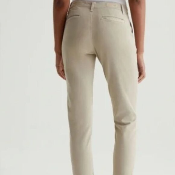 AG Adriano Goldschmied Women Size 31 Caden Trouser Pant Beige Taupe Tailored NWT - Picture 3 of 16